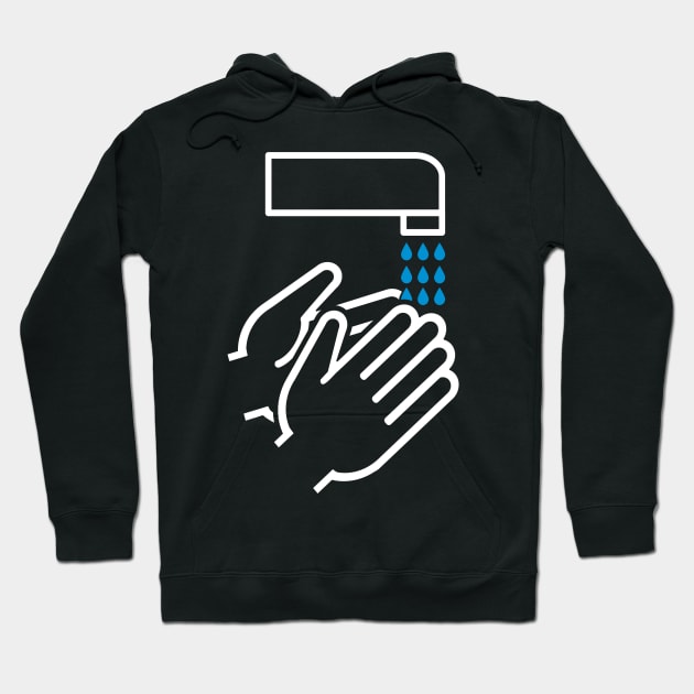 Hand washing Hoodie by Designzz